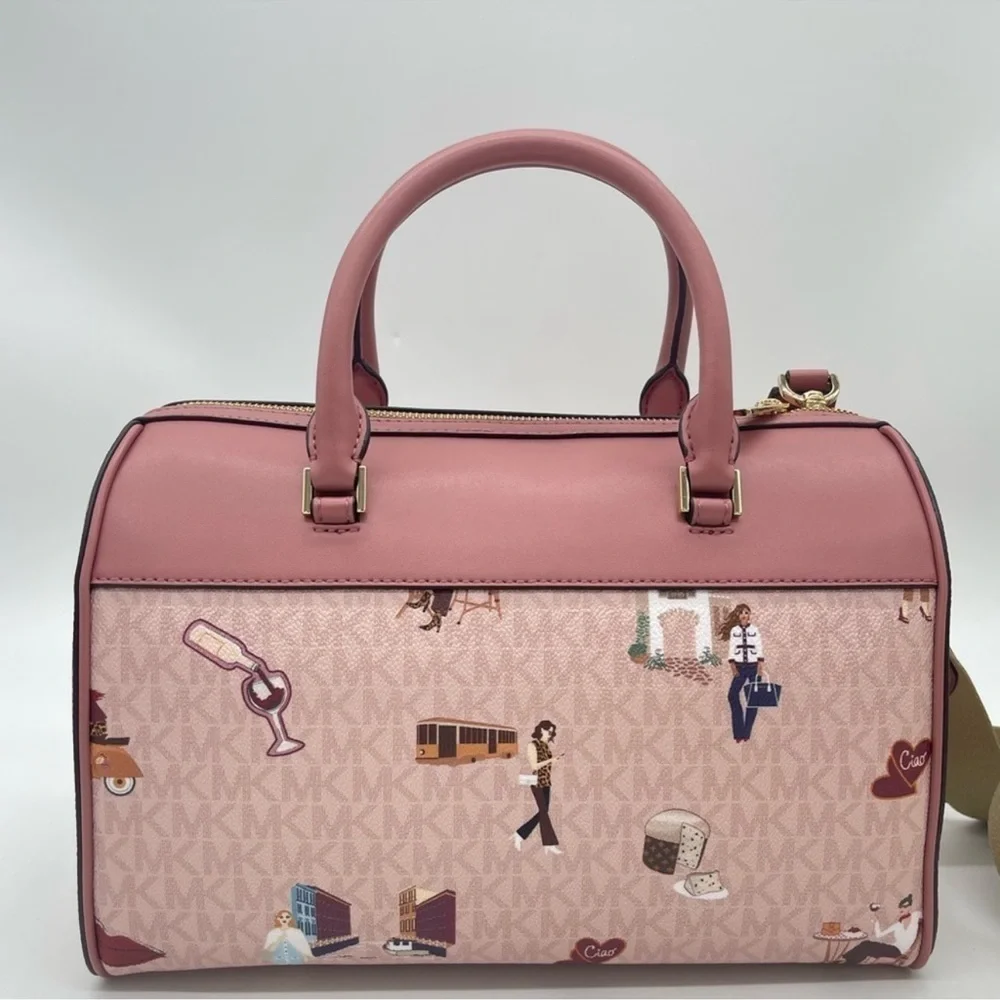 Michael Kors Medium Duffle Satchel Crossbody Bag - Picture 8 of 11